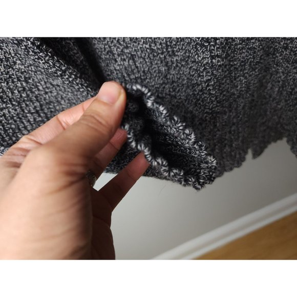 Madewell Roll neck Knit open back Merino Wool blend Sweater S - Picture 5 of 10